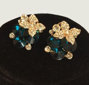 J0158 Turquoise Sparkle Earrings